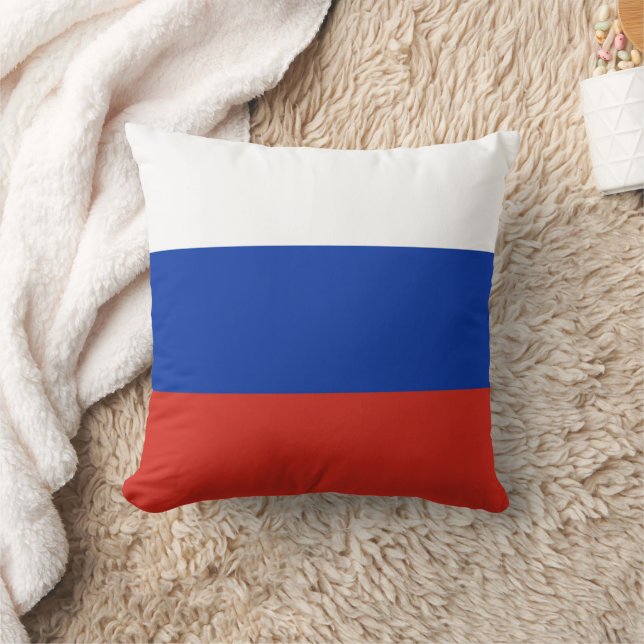 Flagge Dreifarbiges Russland Kissen (Decke)
