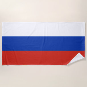 Flagge Dreifarbiges Russland Strandtuch