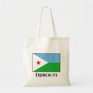 Flagge Dschibuti Tragetasche