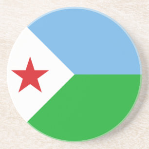 Flagge Dschibutis Getränkeuntersetzer