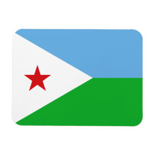 Flagge Dschibutis Magnet