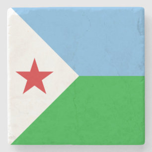 Flagge Dschibutis Steinuntersetzer