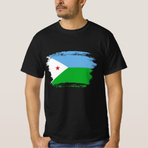 Flagge Dschibutis T-Shirt