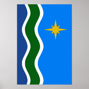 Flagge Duluth, MN Poster