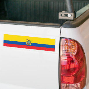 Flagge Ecuadors Autoaufkleber