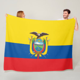 Flagge Ecuadors Fleecedecke