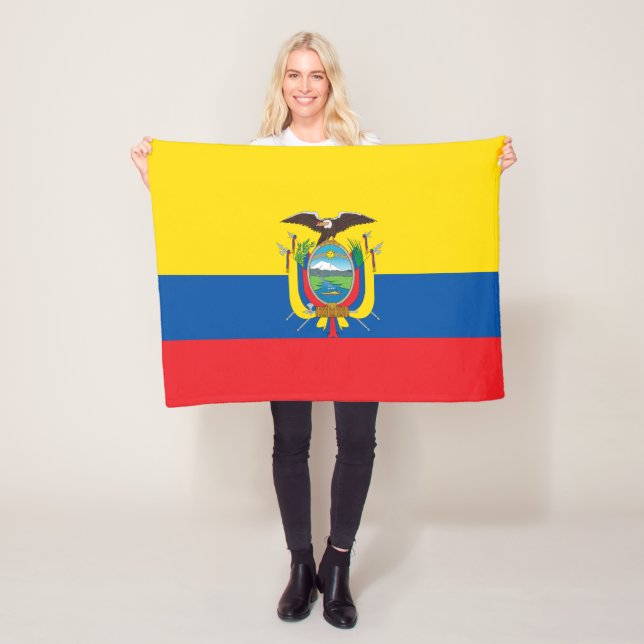 Flagge Ecuadors Fleecedecke (Beispiel)