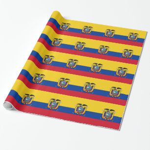 Flagge Ecuadors Geschenkpapier