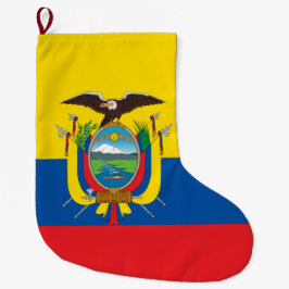 Flagge Ecuadors Großer Weihnachtsstrumpf