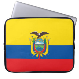 Flagge Ecuadors Laptopschutzhülle