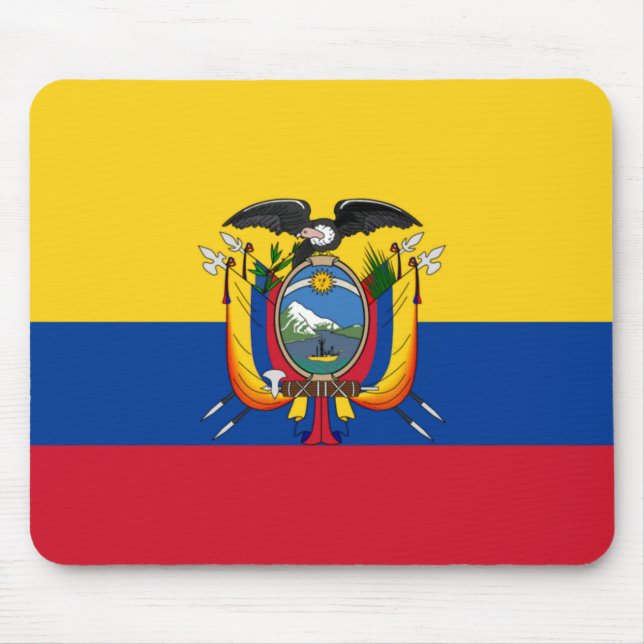 Flagge Ecuadors Mousepad (Vorne)