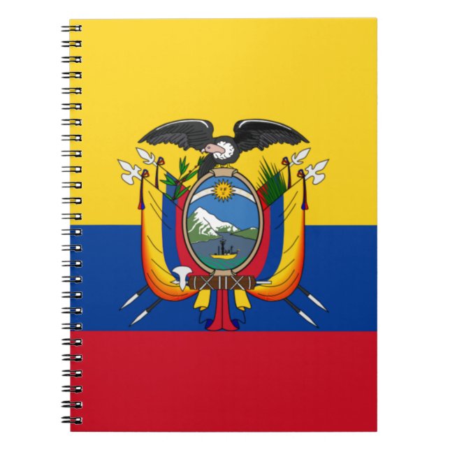 Flagge Ecuadors Notizblock (Vorderseite)