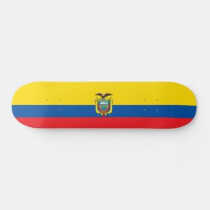 Flagge Ecuadors Skateboard