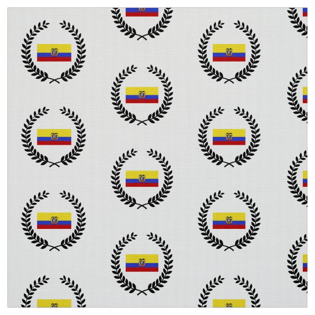 Flagge Ecuadors Stoff (Muster)