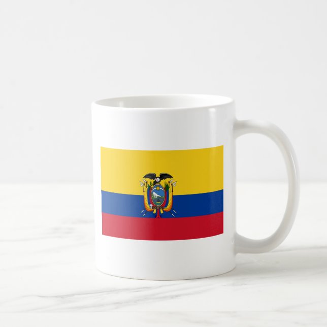 Flagge Ecuadors Tasse (Rechts)