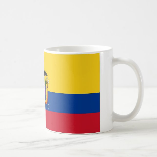 Flagge Ecuadors Tasse (Rechts)