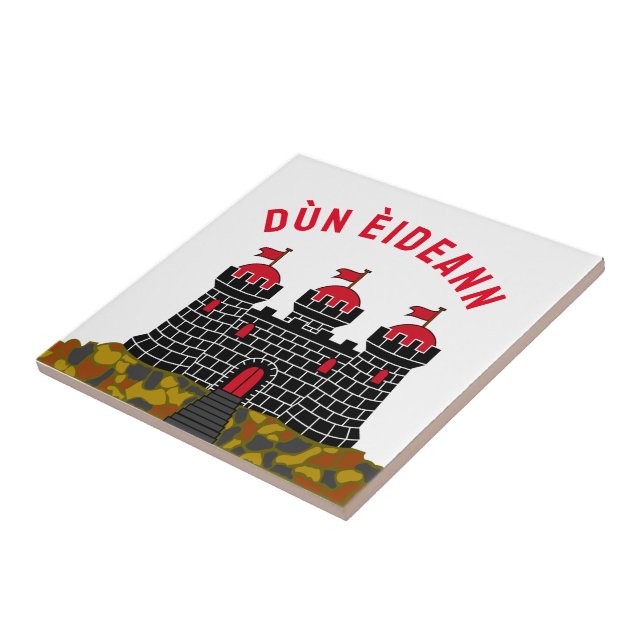 Flagge Edinburghs - SCOTLAND Fliese (Seite)