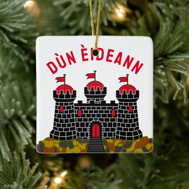 Flagge Edinburghs - SCOTLAND Keramikornament (Baum)