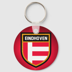 Flagge Eindhoven Schlüsselanhänger