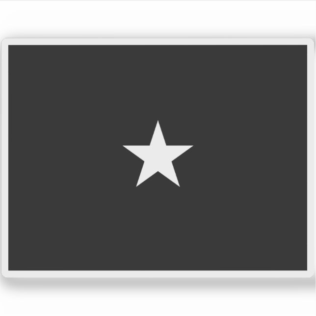 Flagge eines Brigadegeneral der U.S. Space Force Aufkleber (Vorderseite)