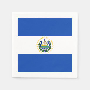 Flagge: El Salvador Serviette