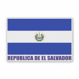 Flagge El Salvadors Aufkleber