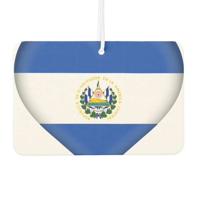 Flagge El Salvadors Autolufterfrischer (Vorderseite)