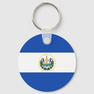 Flagge El Salvadors - Bandera de El Salvador Schlüsselanhänger
