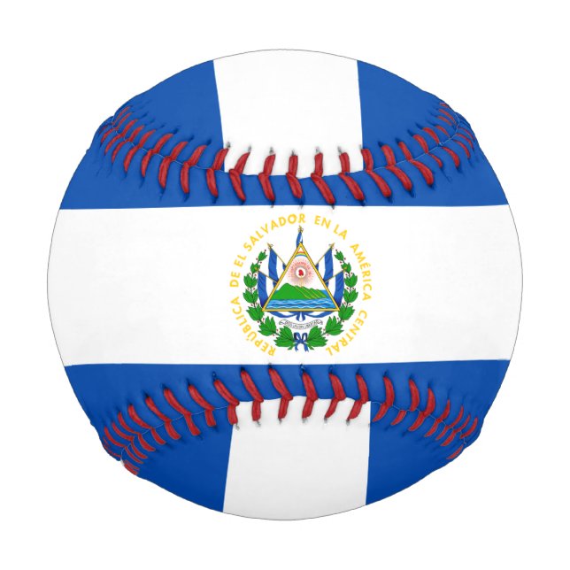 Flagge El Salvadors Baseball (Rückseite)