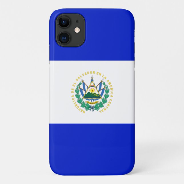 Flagge El Salvadors Case-Mate iPhone Hülle (Rückseite)