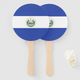 Flagge El Salvadors Fächer