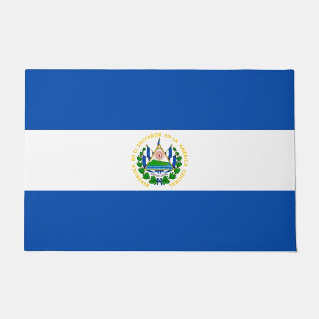 Flagge El Salvadors Fußmatte (Vorderseite)