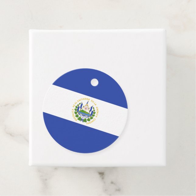 Flagge El Salvadors Geschenkanhänger (Beispiel)