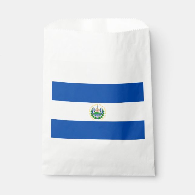 Flagge El Salvadors Geschenktütchen (Vorderseite)