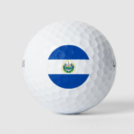 Flagge El Salvadors Golfball