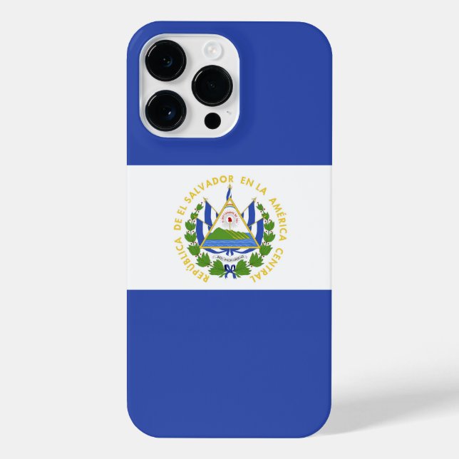 Flagge El Salvadors iPhone Hülle (Rückseite)