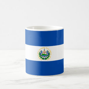 Flagge El Salvadors Kaffeetasse