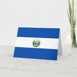 Flagge El Salvadors Karte