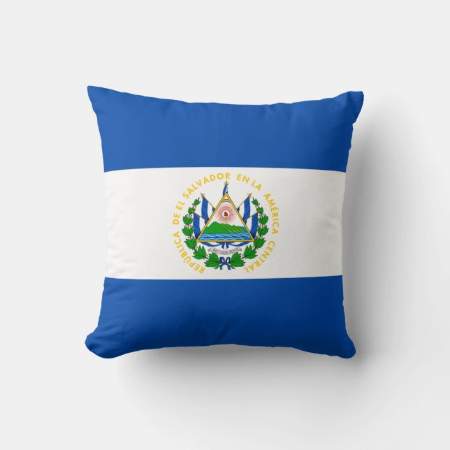 Flagge El Salvadors Kissen (Vorderseite)