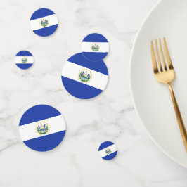 Flagge El Salvadors Konfetti