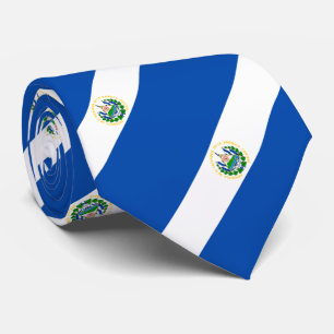 Flagge El Salvadors Krawatte