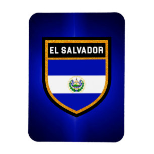 Flagge El Salvadors Magnet