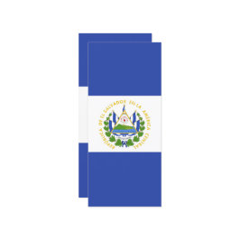 Flagge El Salvadors Menükarte