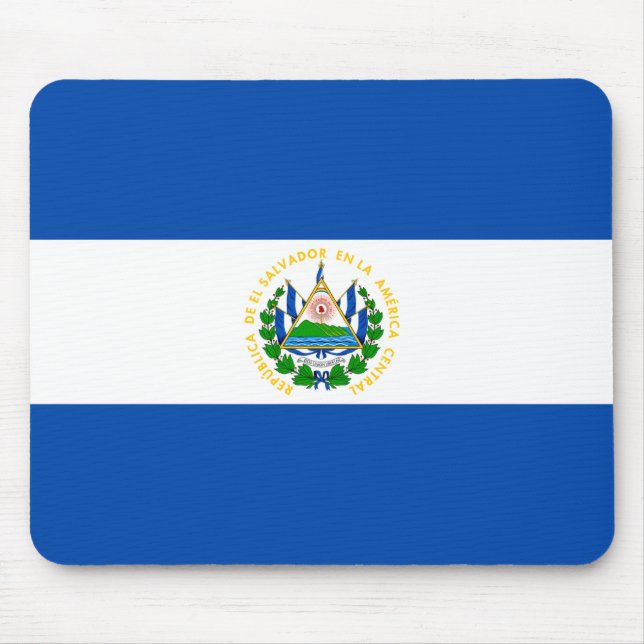 Flagge El Salvadors Mousepad (Vorne)