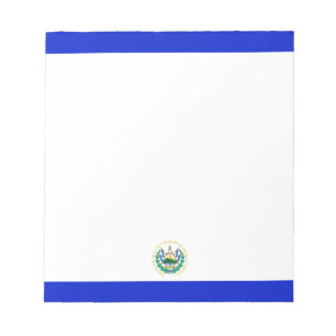 Flagge El Salvadors Notizblock