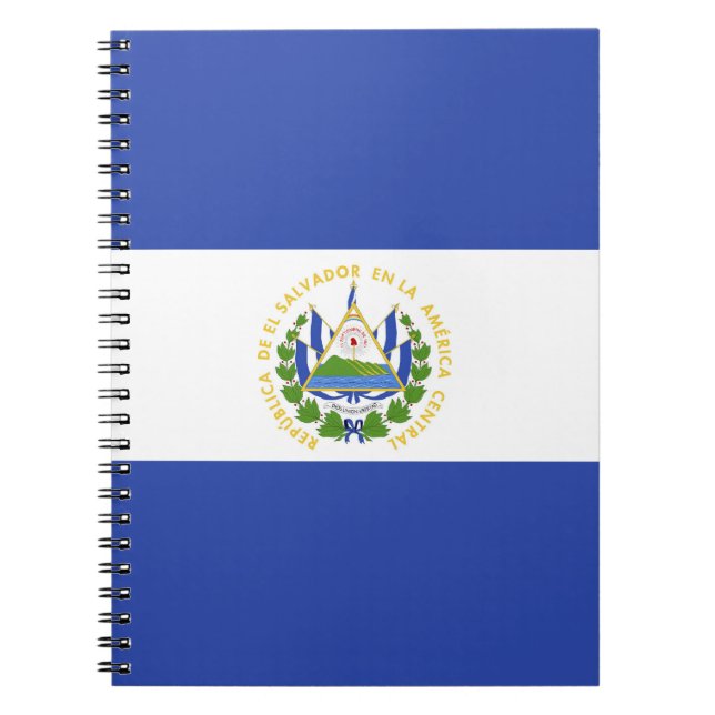 Flagge El Salvadors Notizblock (Vorderseite)