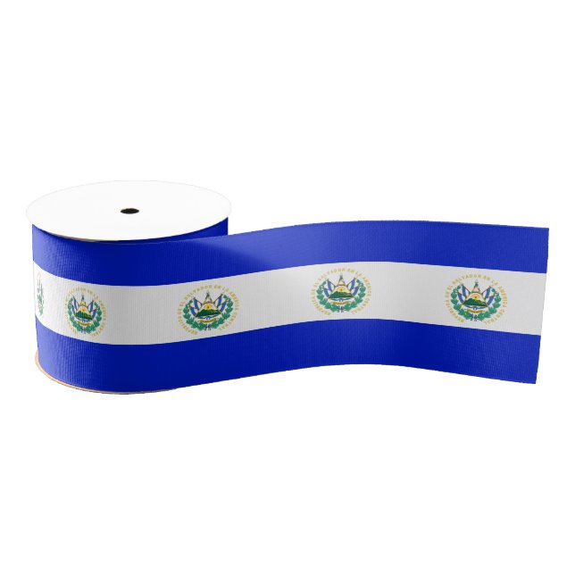 Flagge El Salvadors Ripsband (Spule)