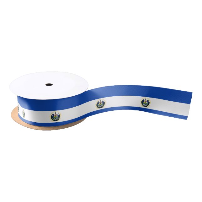 Flagge El Salvadors Satinband (Spule)