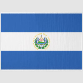 Flagge El Salvadors Seidenpapier
