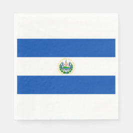 Flagge El Salvadors Serviette